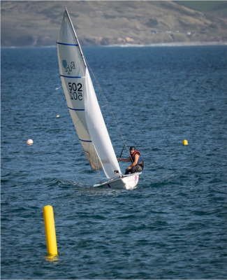 Approaching the Marker Buoy